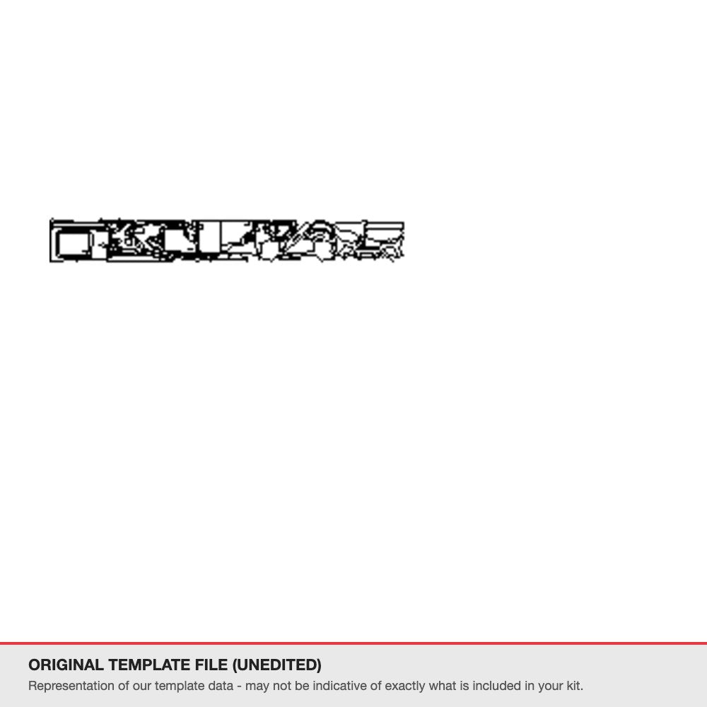 BMW X5 M 2020-2022 original template file