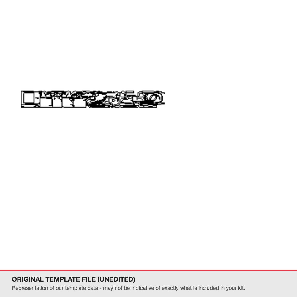 BMW X6 2020-2022 original template file (template 1)