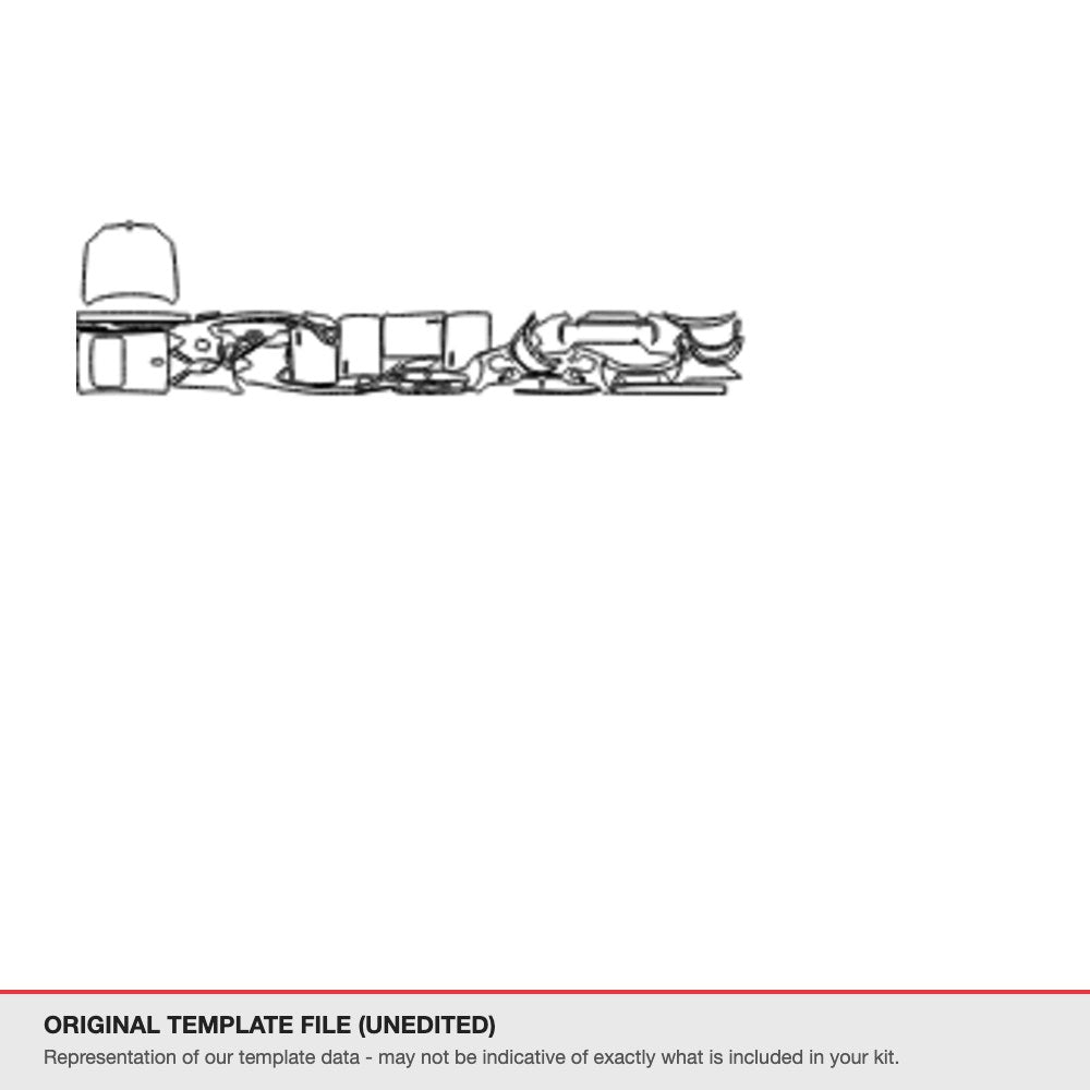 BMW X6 M 2015-2019 original template file