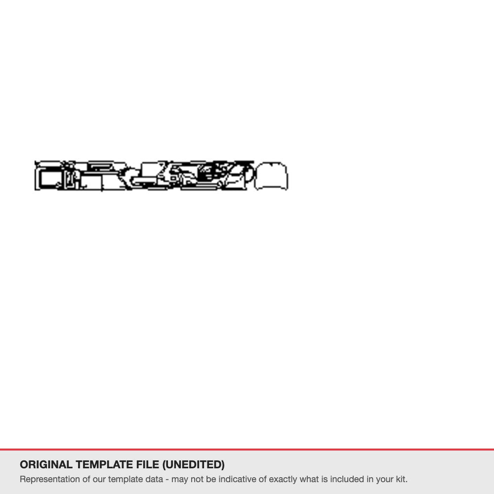 BMW X7 2019-2022 original template file (template 2)