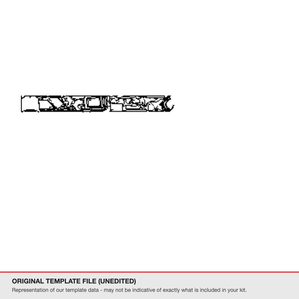 BMW X7 2019-2022 original template file (template 1)