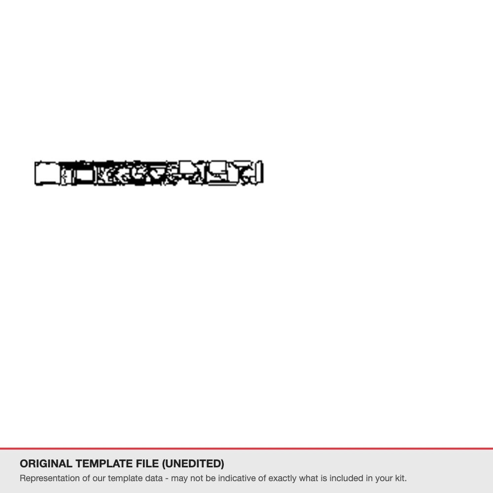 BMW X7 2023+ original template file (template 2)