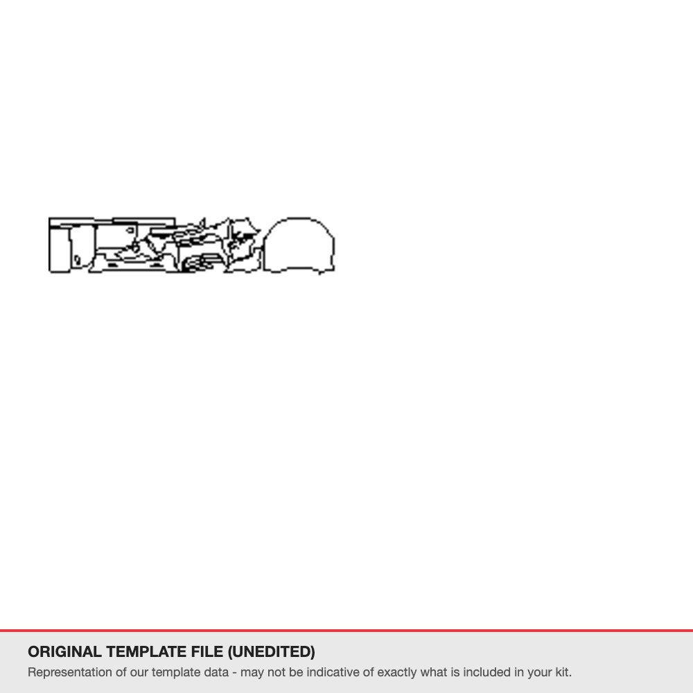 BMW Z4 2015-2018 original template file