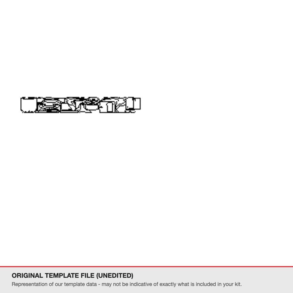 BMW 3 Series 2020-2022 original template file (template 1)