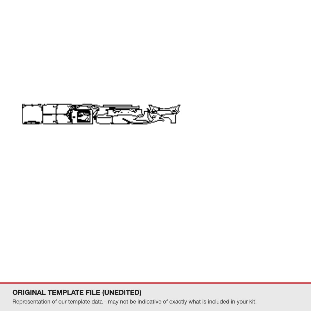 BMW 3 Series 2020-2022 original template file (template 2)