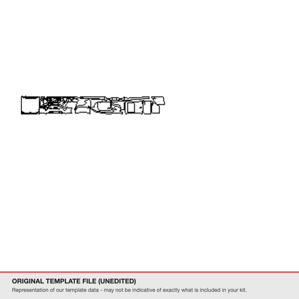 BMW 3 Series 2023-2024 original template file (template 1)