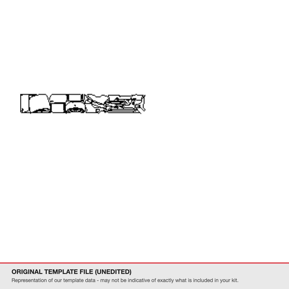 BMW 4 Series Convertible 2015-2016 original template file (template 2)