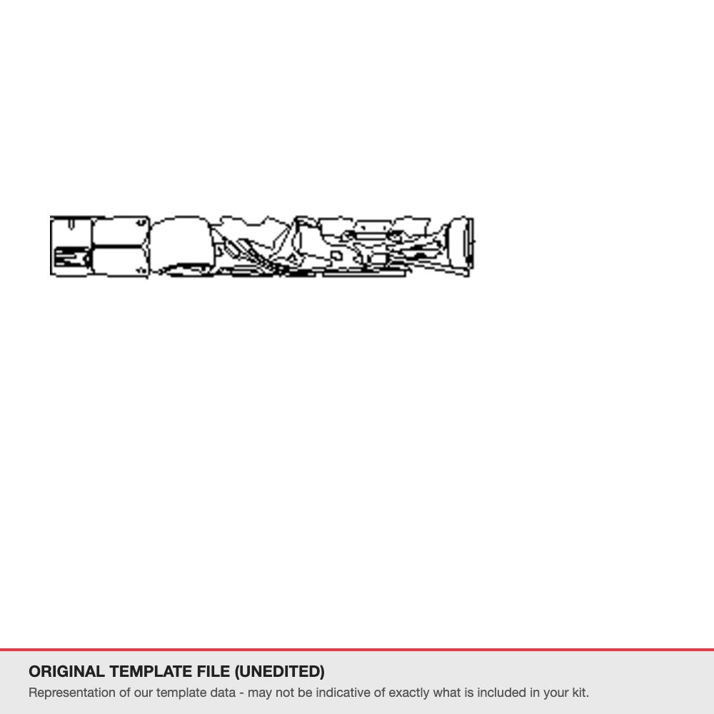BMW 4 Series Coupe 2015-2016 original template file (template 1)