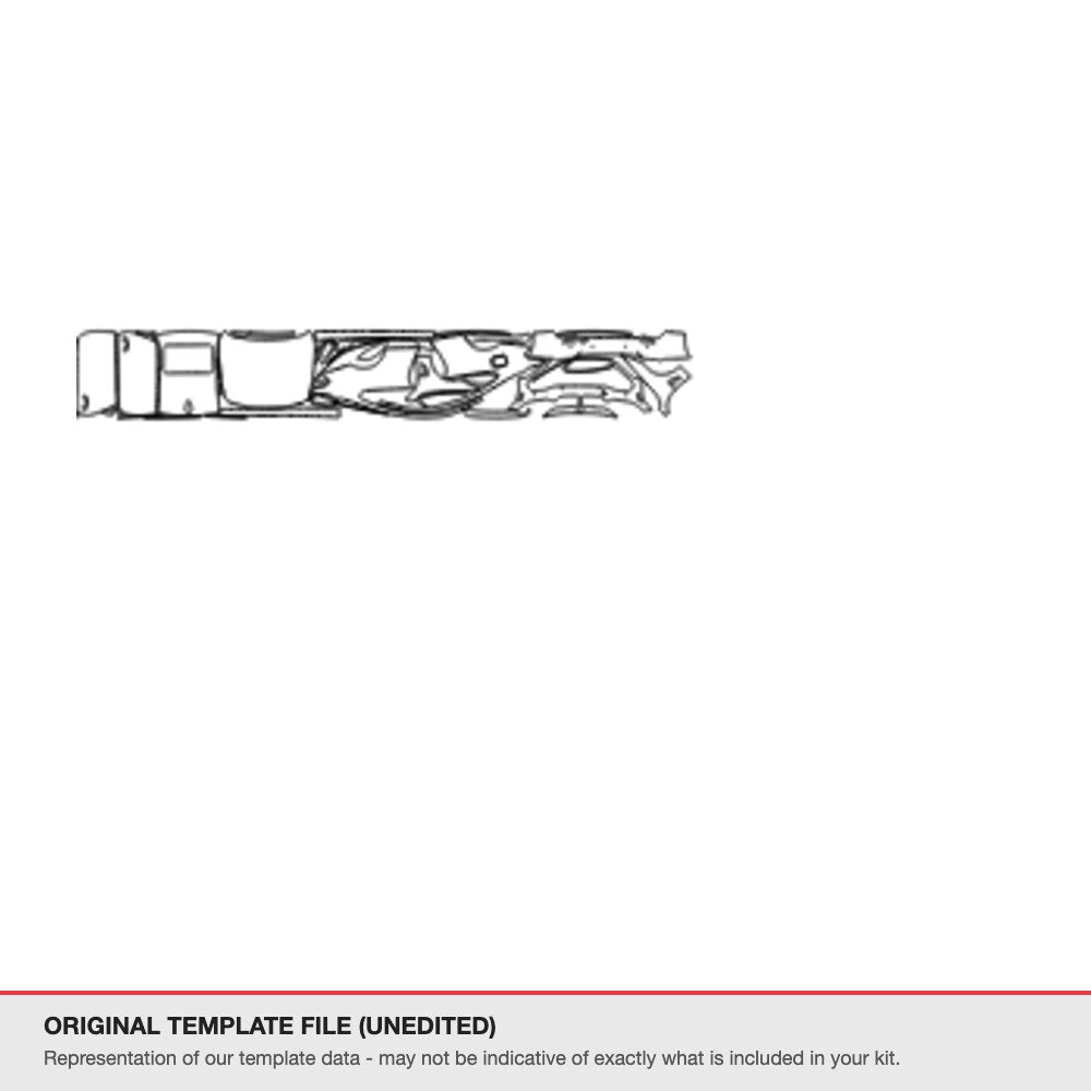 BMW 4 Series Coupe 2015-2016 original template file (template 2)