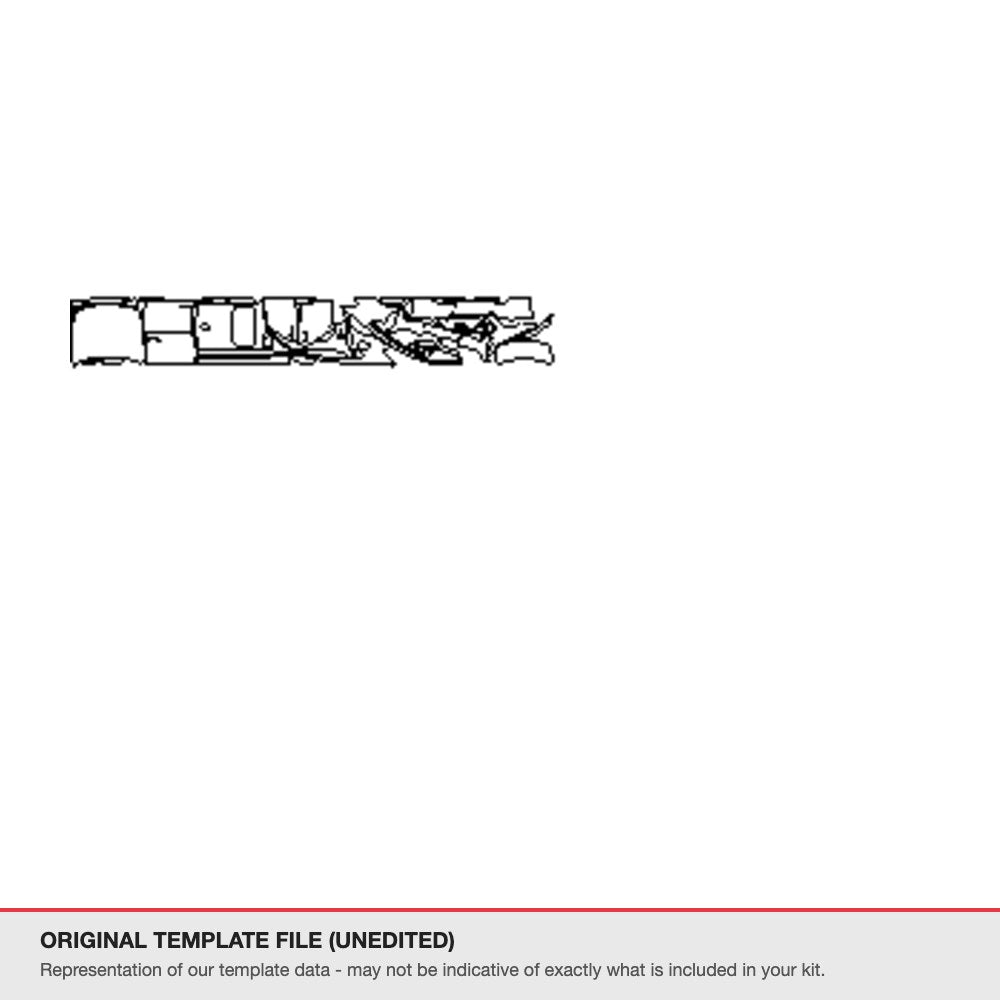 BMW 4 Series Sedan 2017-2021 original template file (template 1)