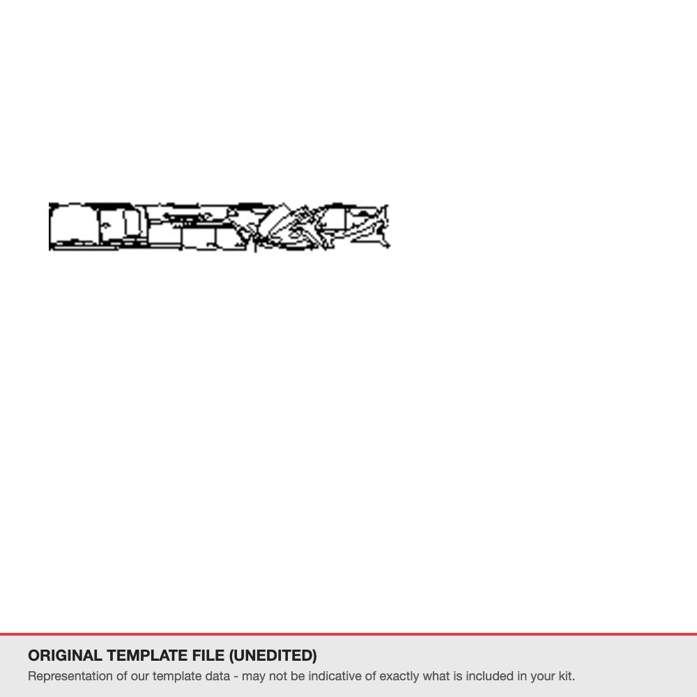 BMW 4 Series Sedan 2017-2021 original template file (template 2)