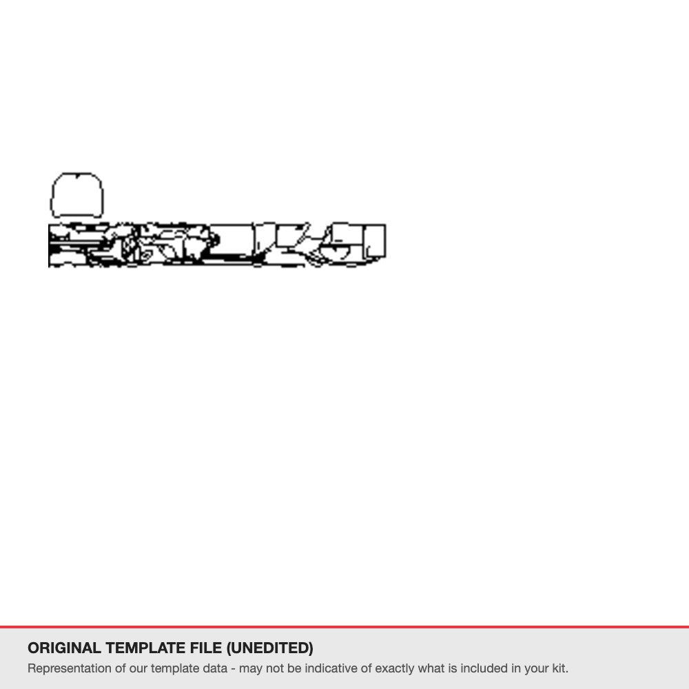 BMW 5 Series 2024+ original template file (template 2)