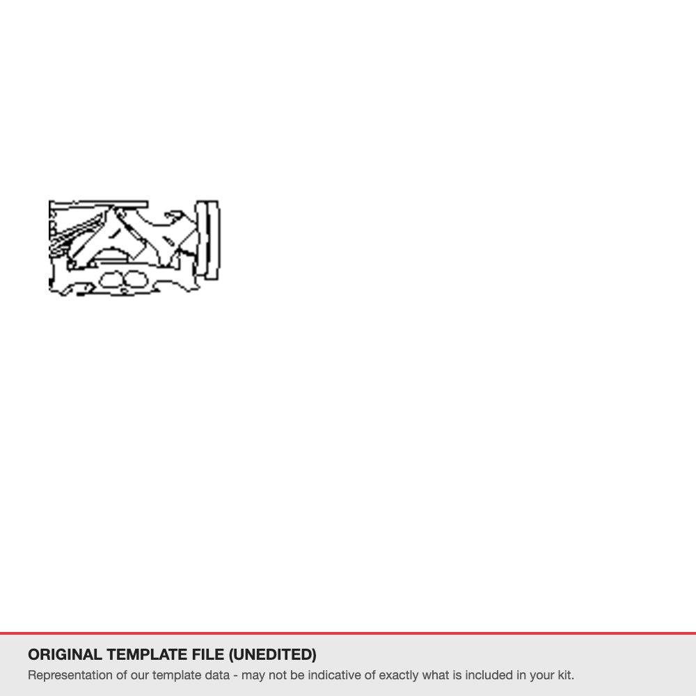 BMW 5 Series Touring 2016-2021 original template file