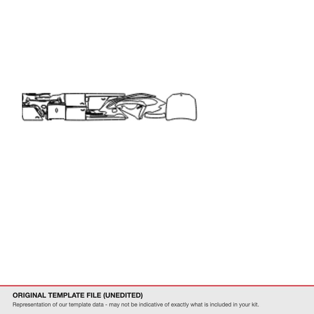BMW 5 Series Touring 2022-2024 original template file (template 2)