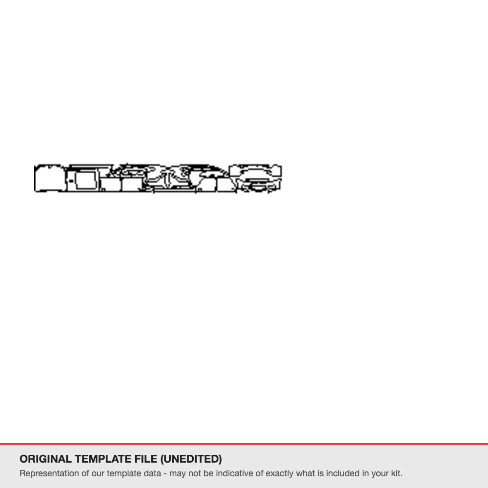 BMW 6 Series GT 2018-2019 original template file (template 1)