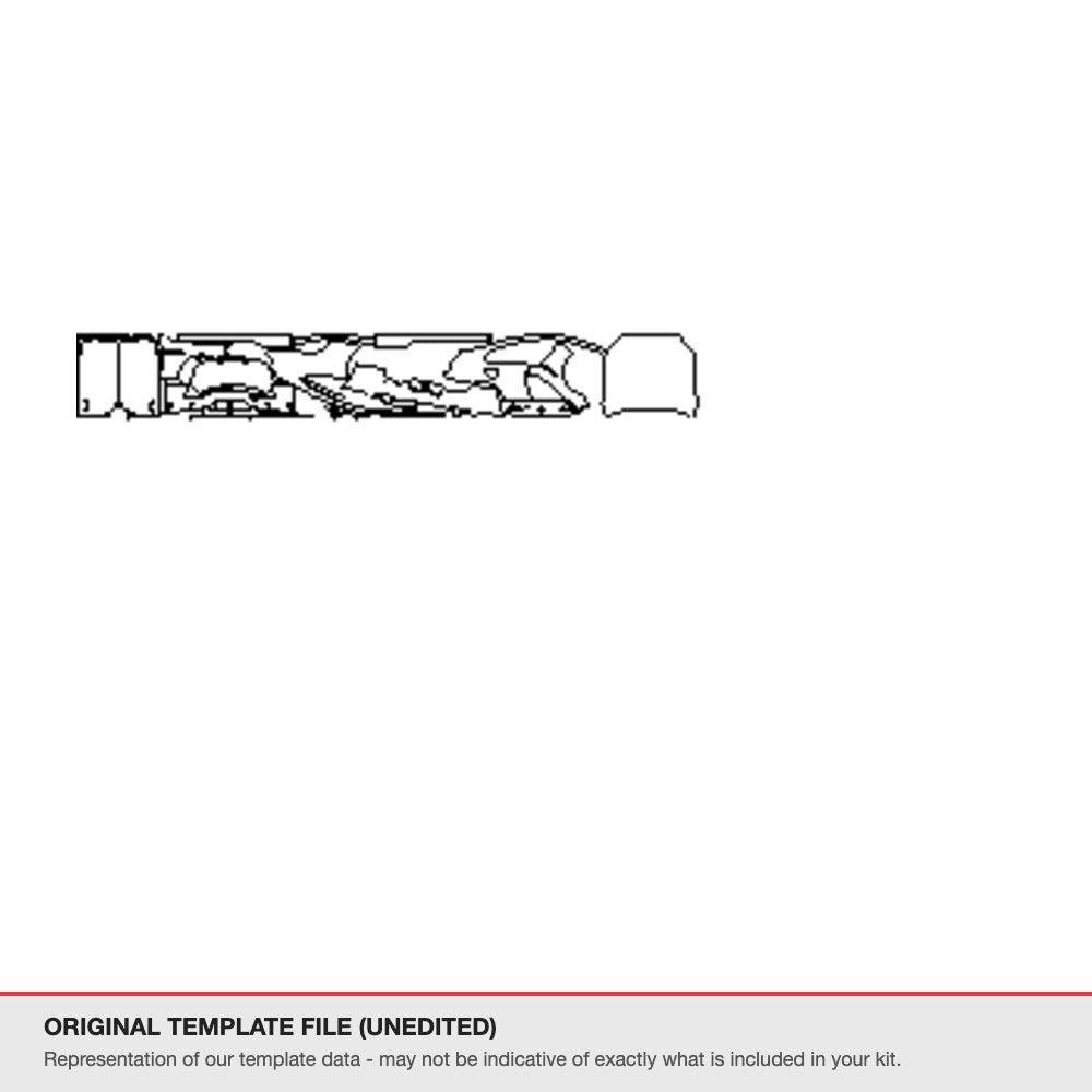 BMW 6 Series Coupe 2015 original template file (template 2)