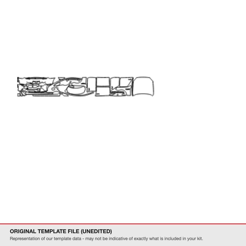 BMW 6 Series Sedan 2019+ original template file (template 1)