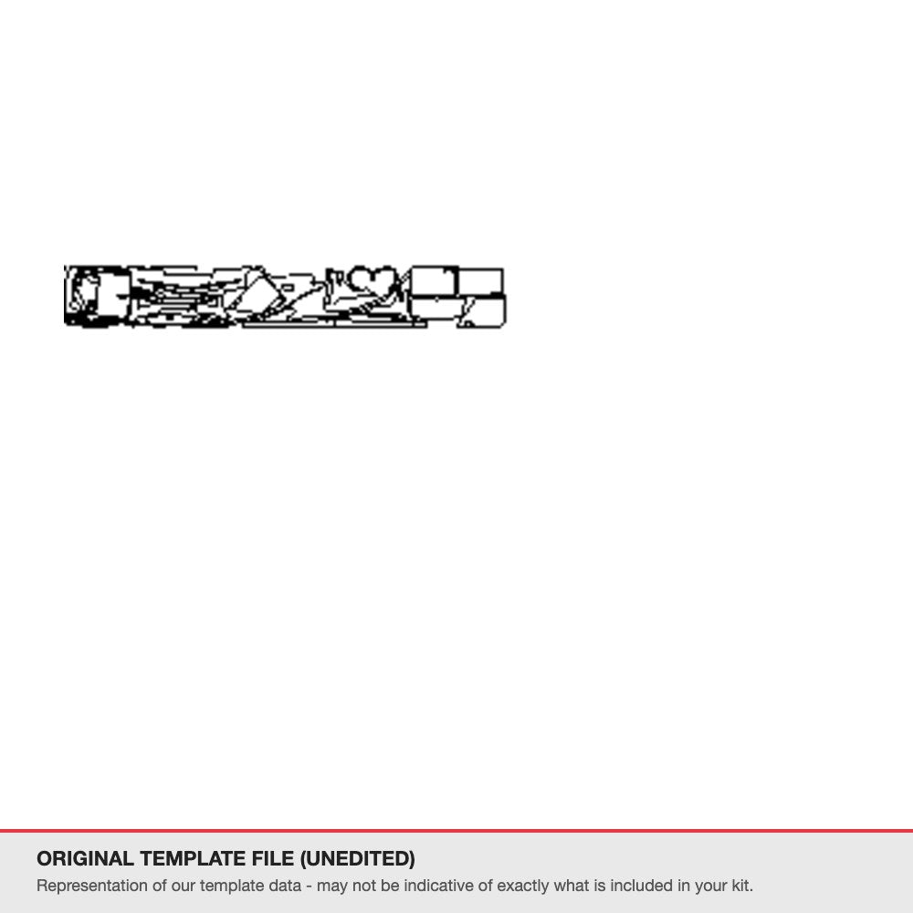 BMW 7 Series 2019-2022 original template file (template 2)