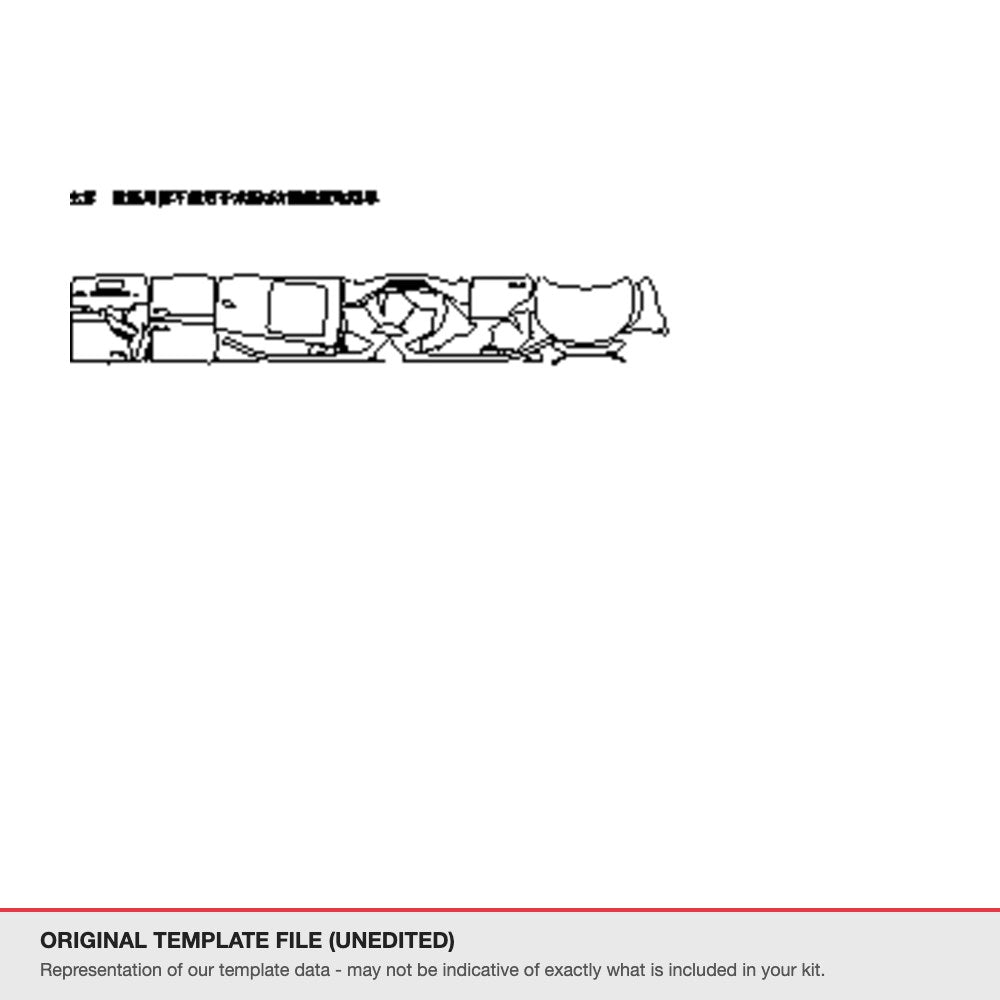 Honda CR-V 2021-2022 original template file (template 2)