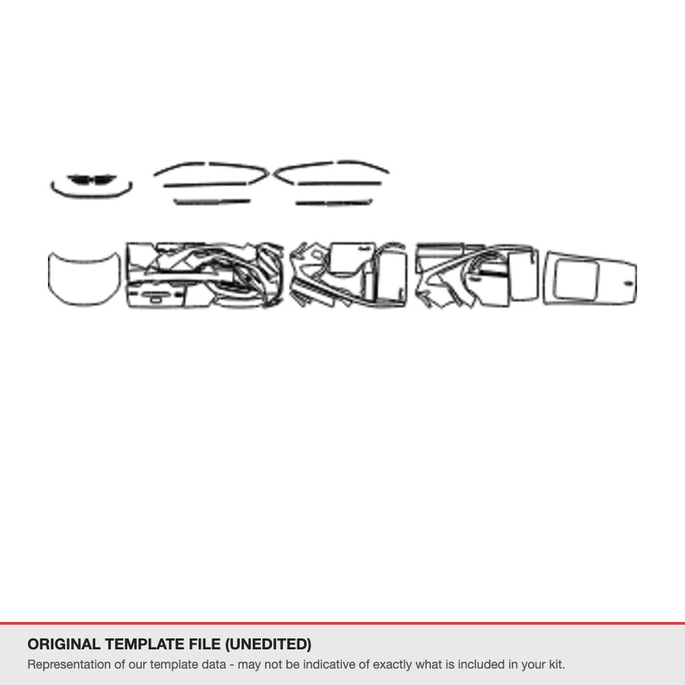 Honda CR-V 2021-2022 original template file (template 1)
