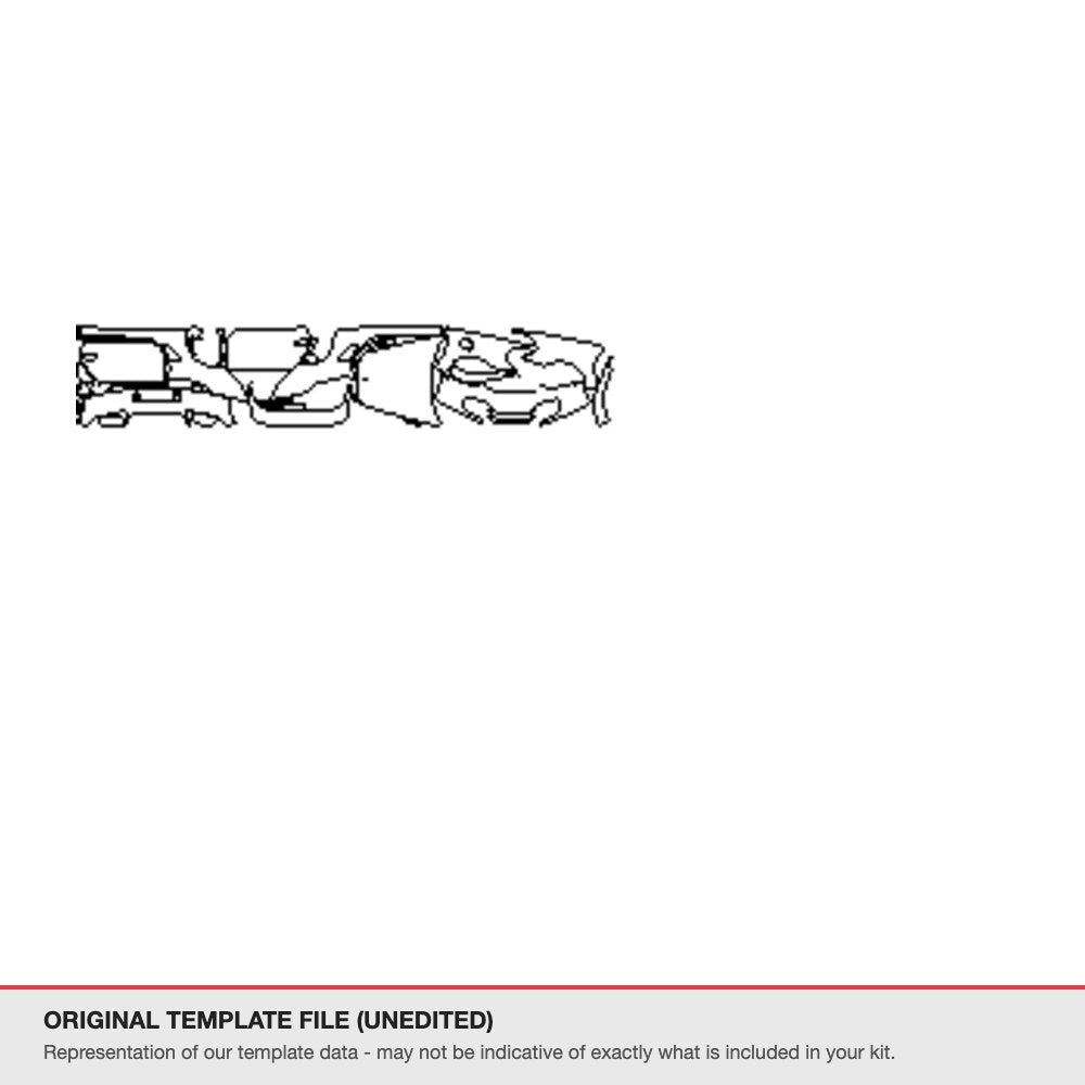 Porsche 718 Boxster 2005-2010 original template file