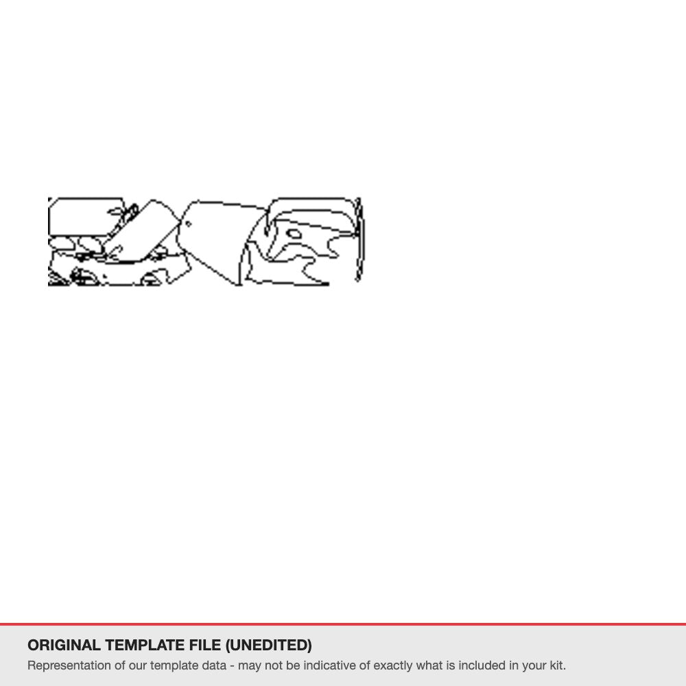 Porsche 718 Boxster 2011-2014 original template file