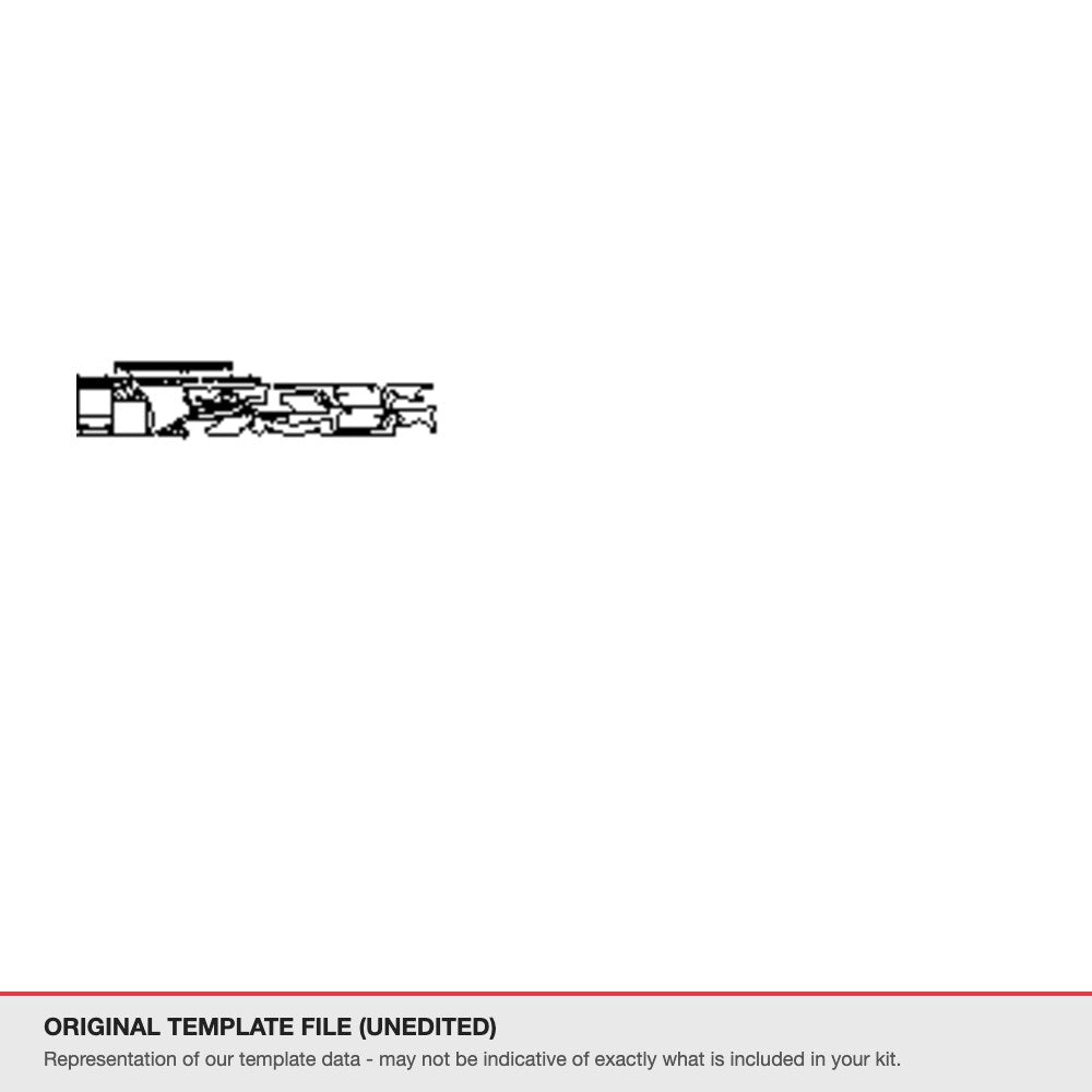 Porsche 718 2018-2021 original template file