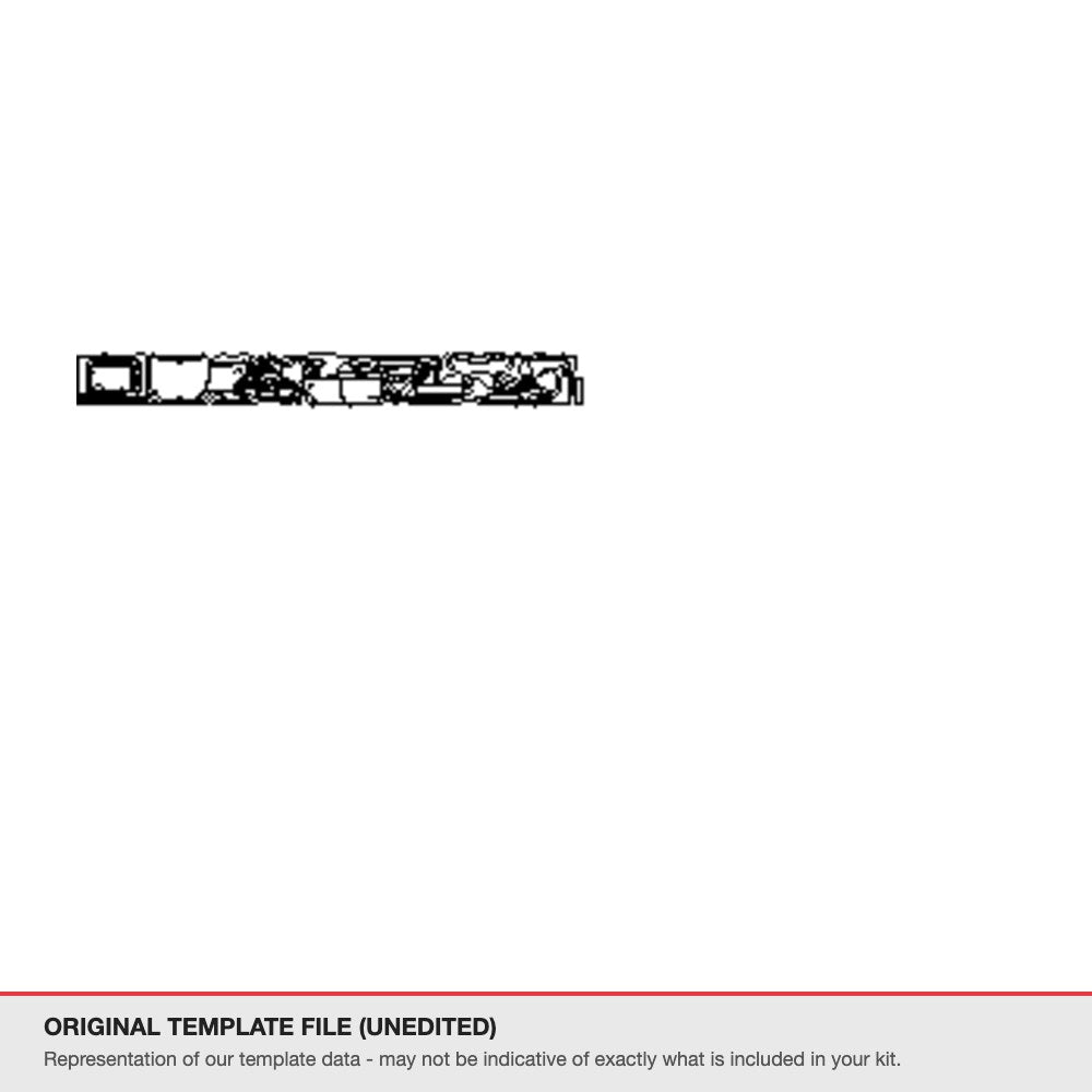Porsche Cayenne Electric Coupe 2026+ original template file (template 2)
