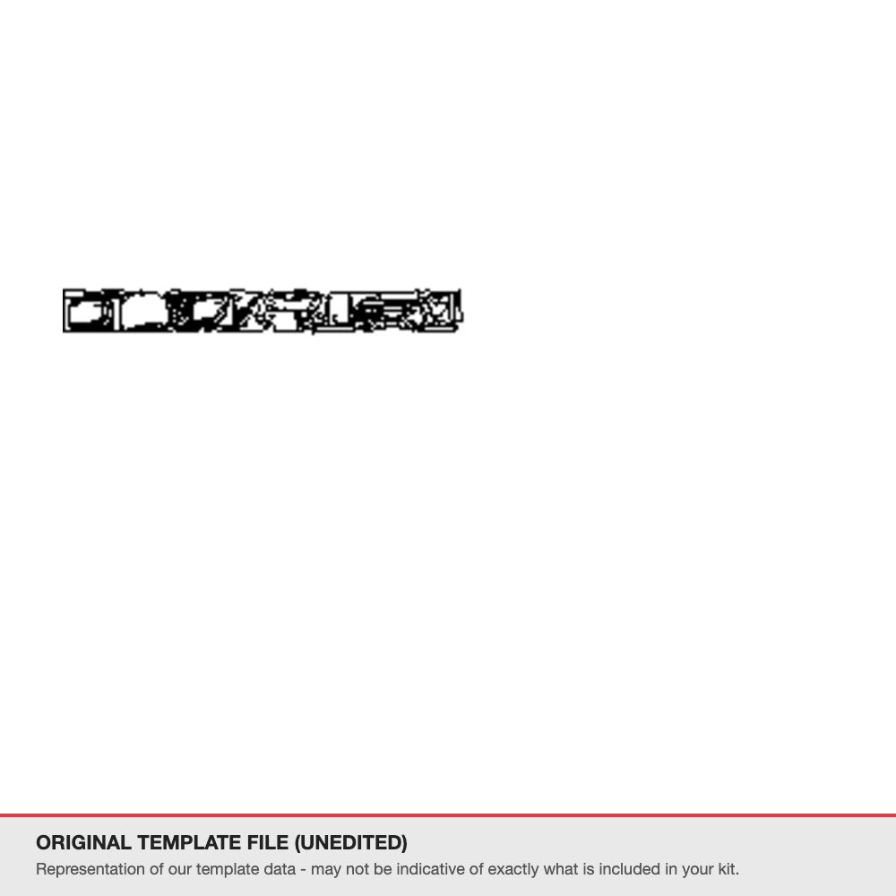 Porsche Cayenne Electric Coupe 2026+ original template file (template 1)