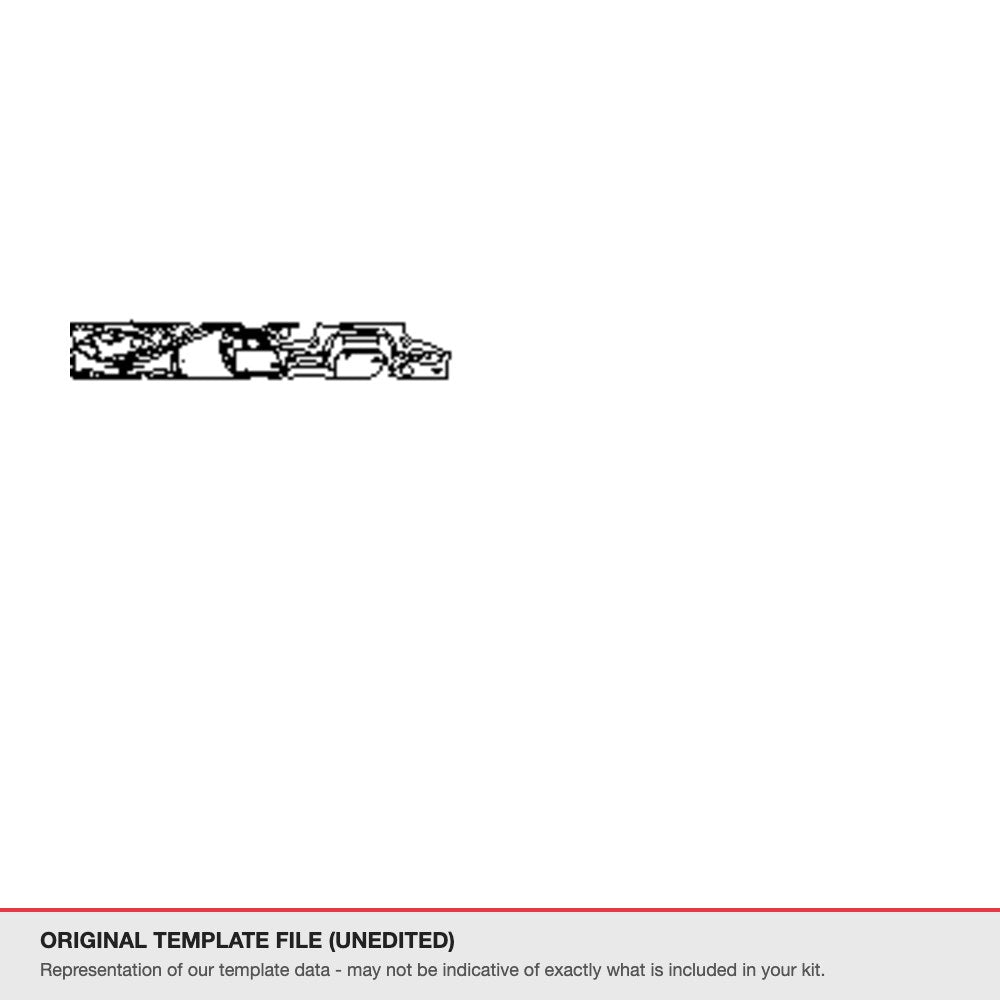 Porsche 911 Turbo 2020+ original template file (template 2)