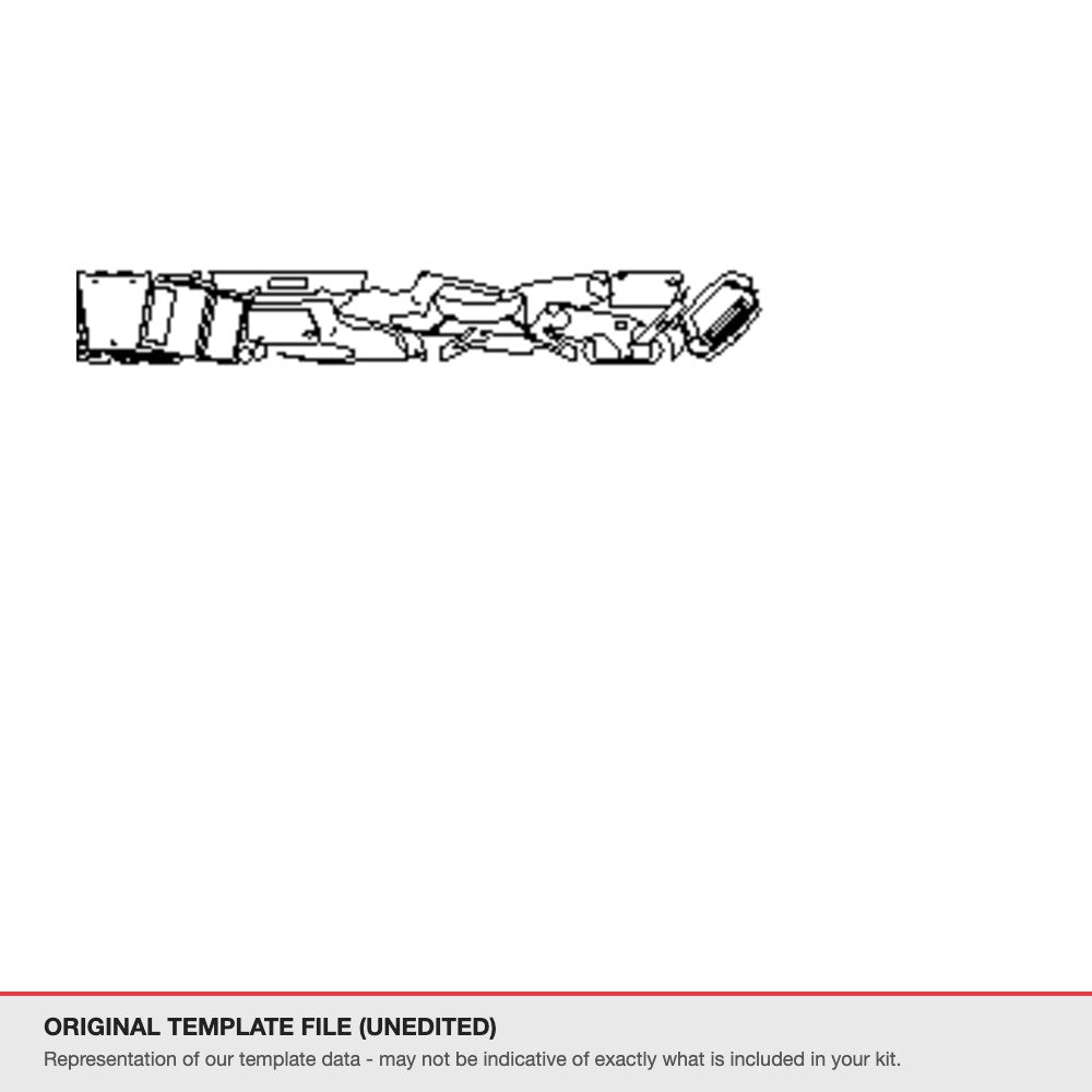 Porsche 911 Turbo S 1996-2025 original template file