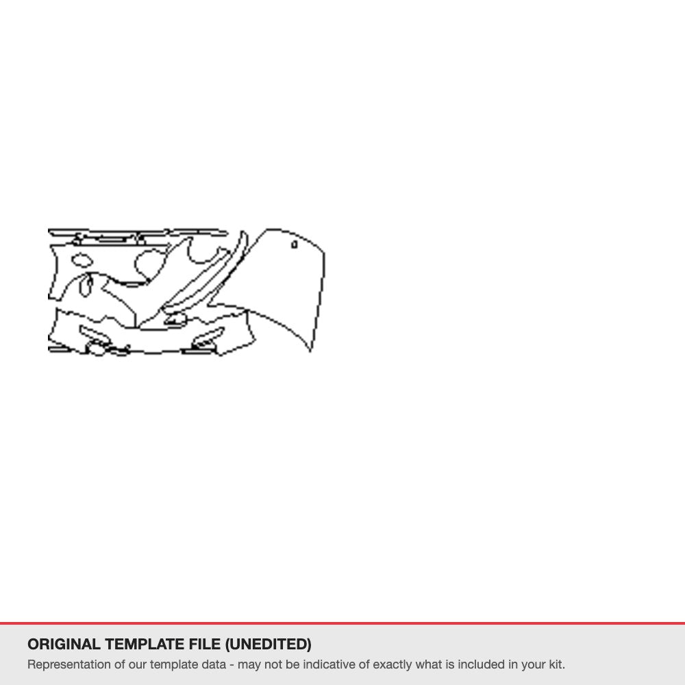Porsche 911 Targa4 2003-2013 original template file