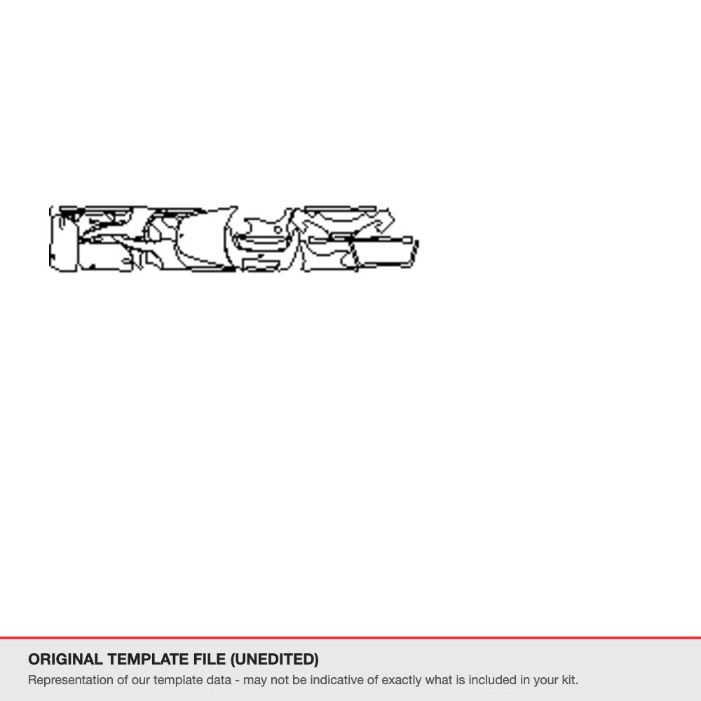 Porsche 911 Targa4 2015-2016 original template file