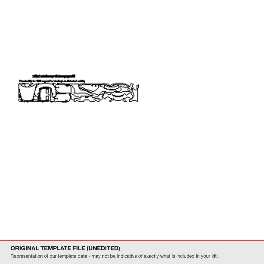 Porsche 911 Speedster 2019+ original template file