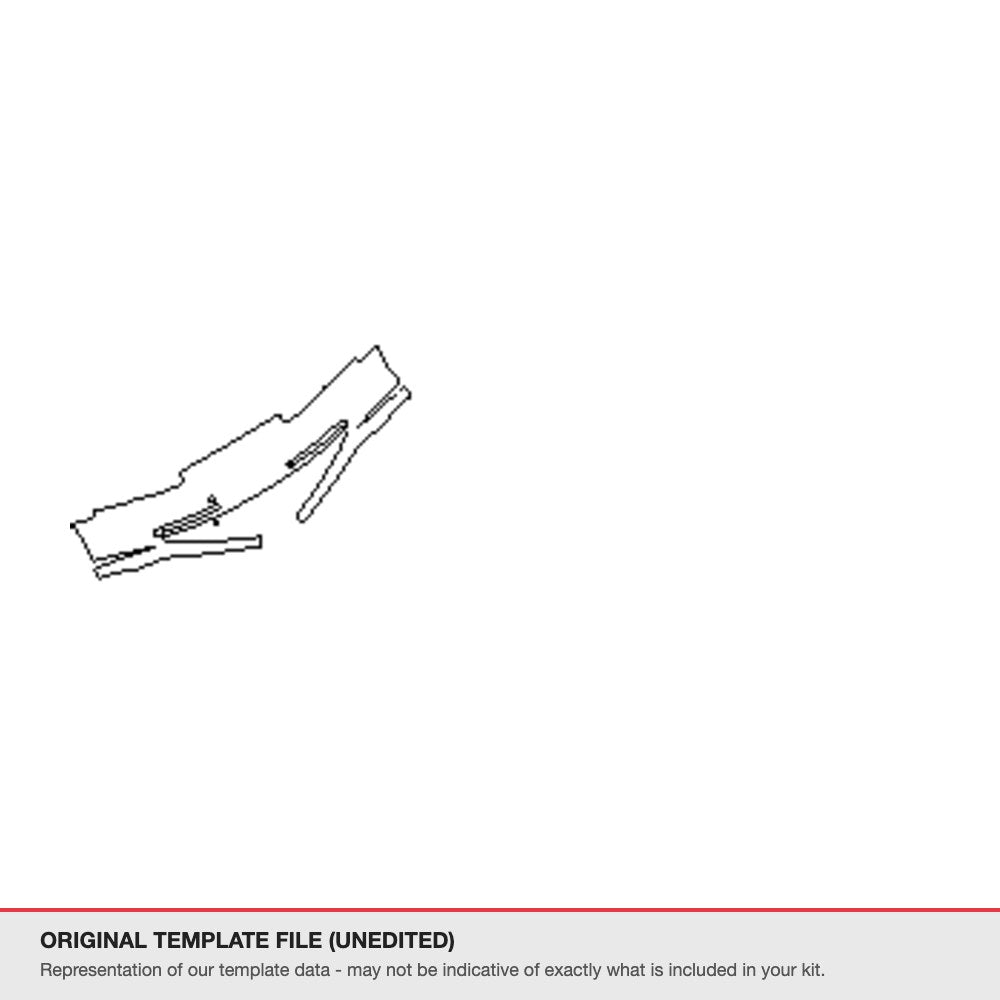 Porsche 911 Carrera 1999-2003 original template file