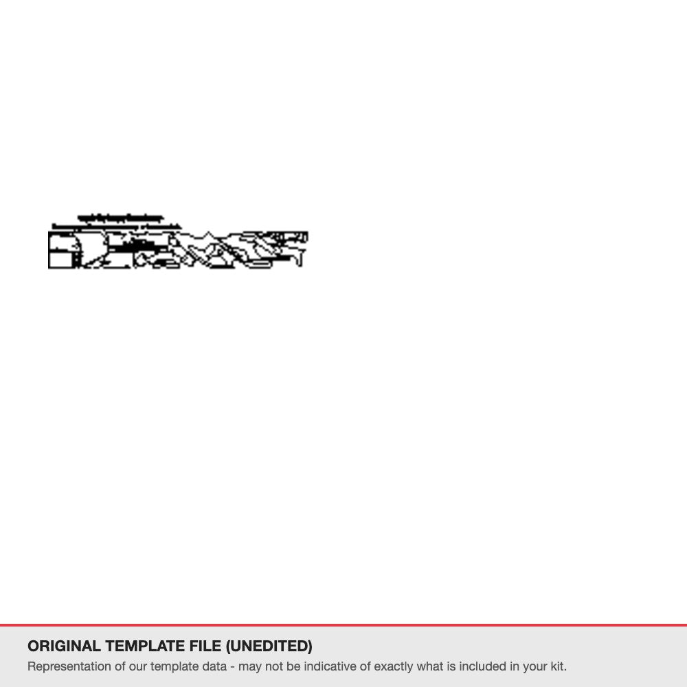 Porsche 911 Carrera 2013-2014 original template file