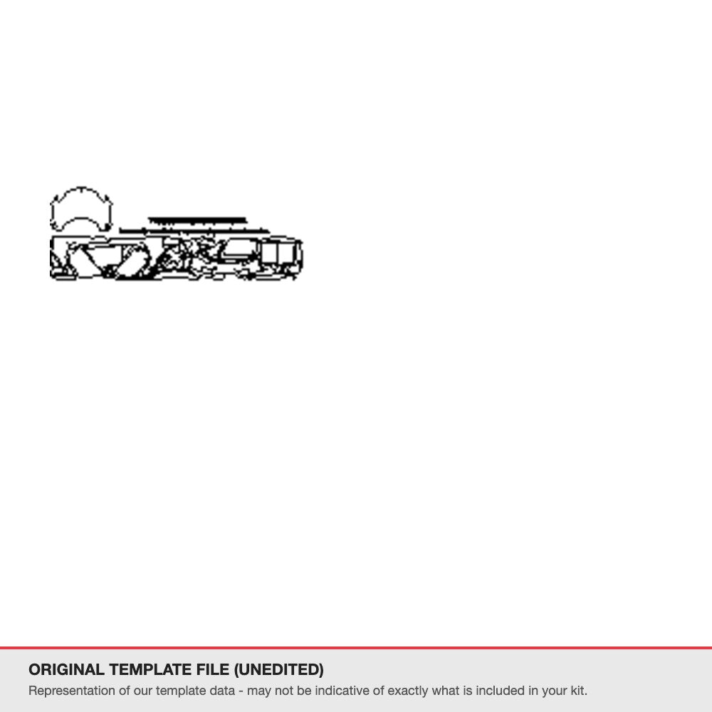 Porsche 918 Spyder 2016+ original template file