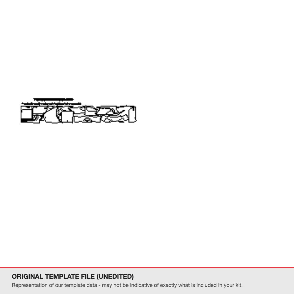 Porsche Cayman 2015+ original template file