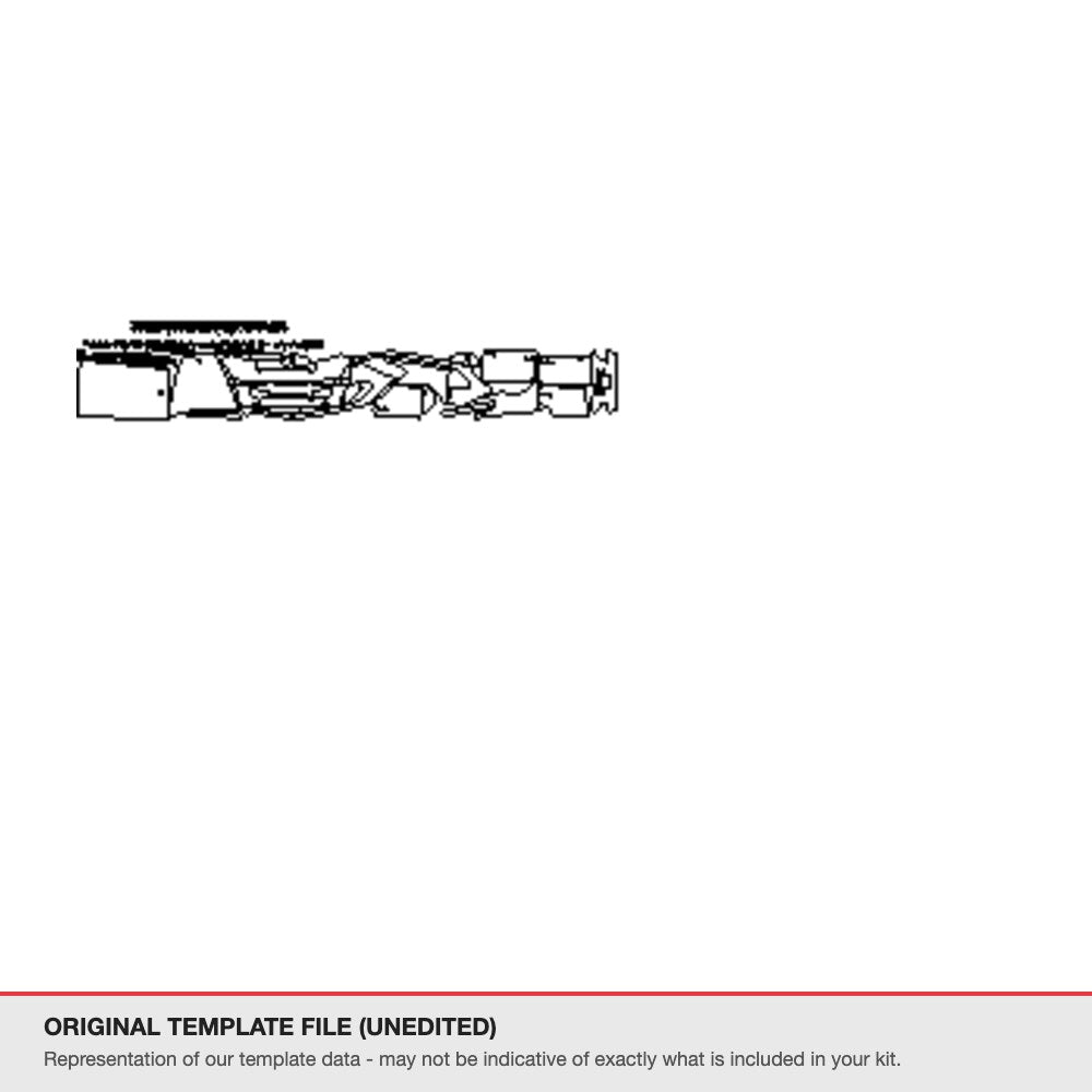 Porsche Cayenne 2013-2015 original template file