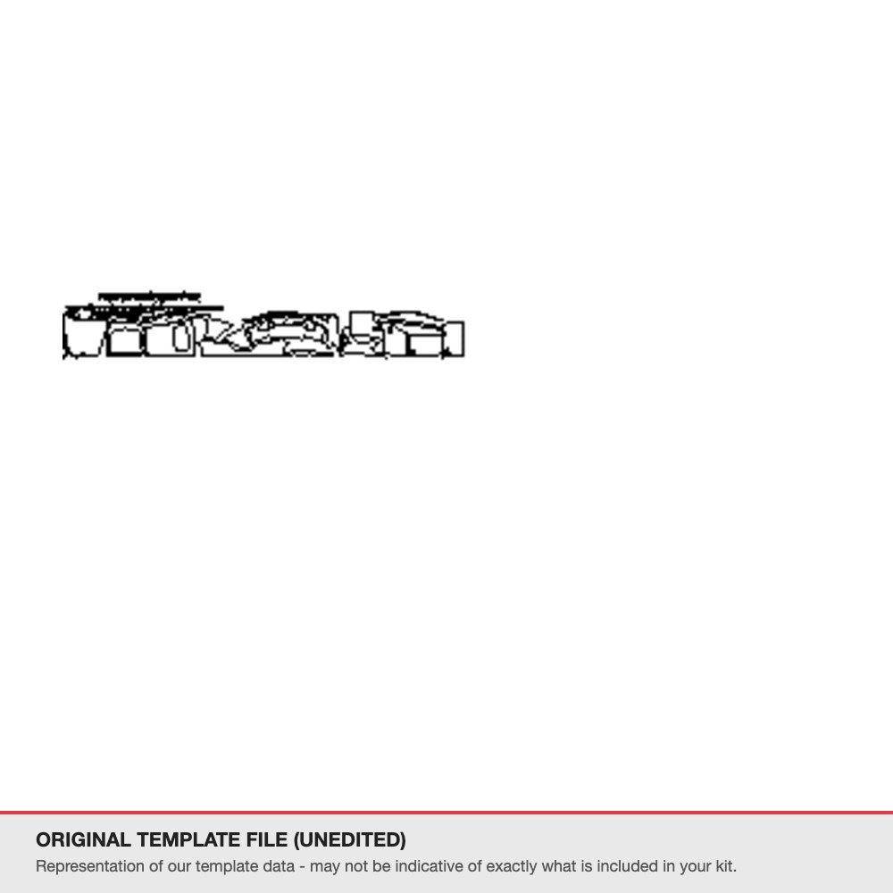 Porsche Panamera 2010-2015 original template file