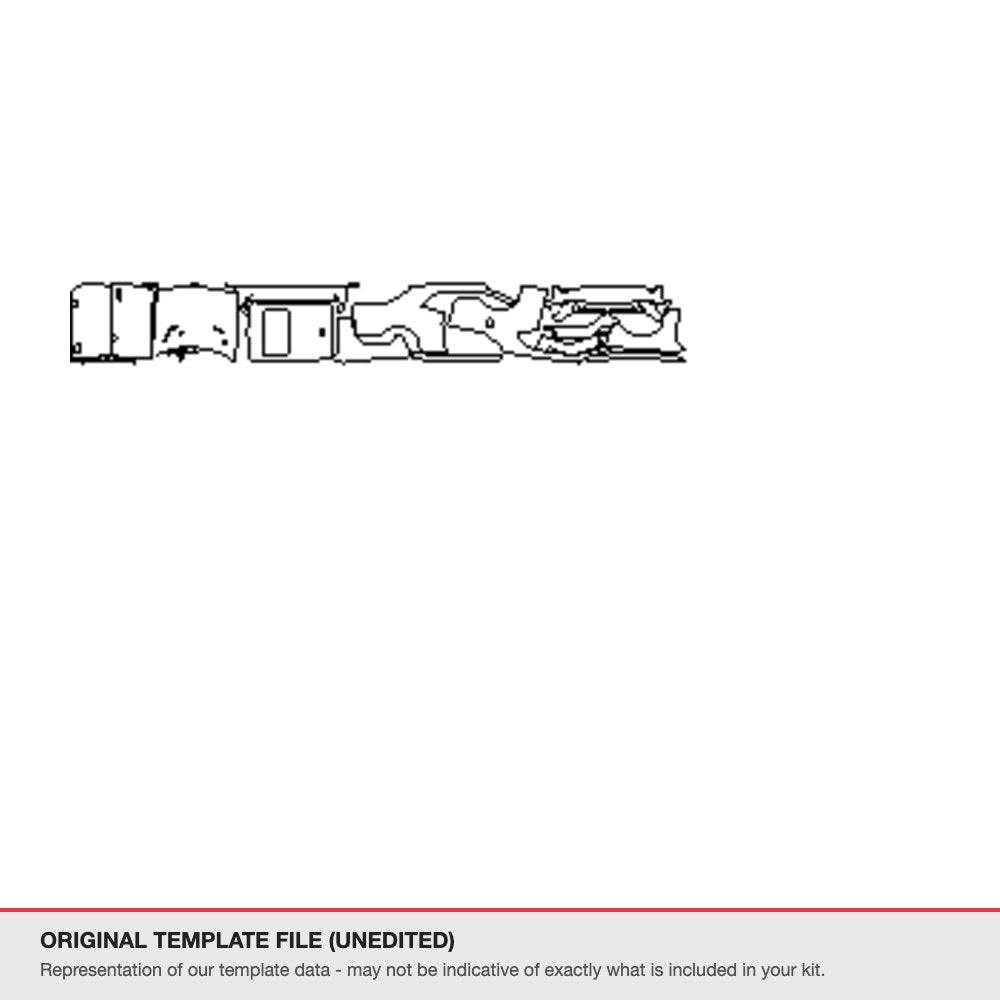 Dodge Challenger 2008-2017 original template file