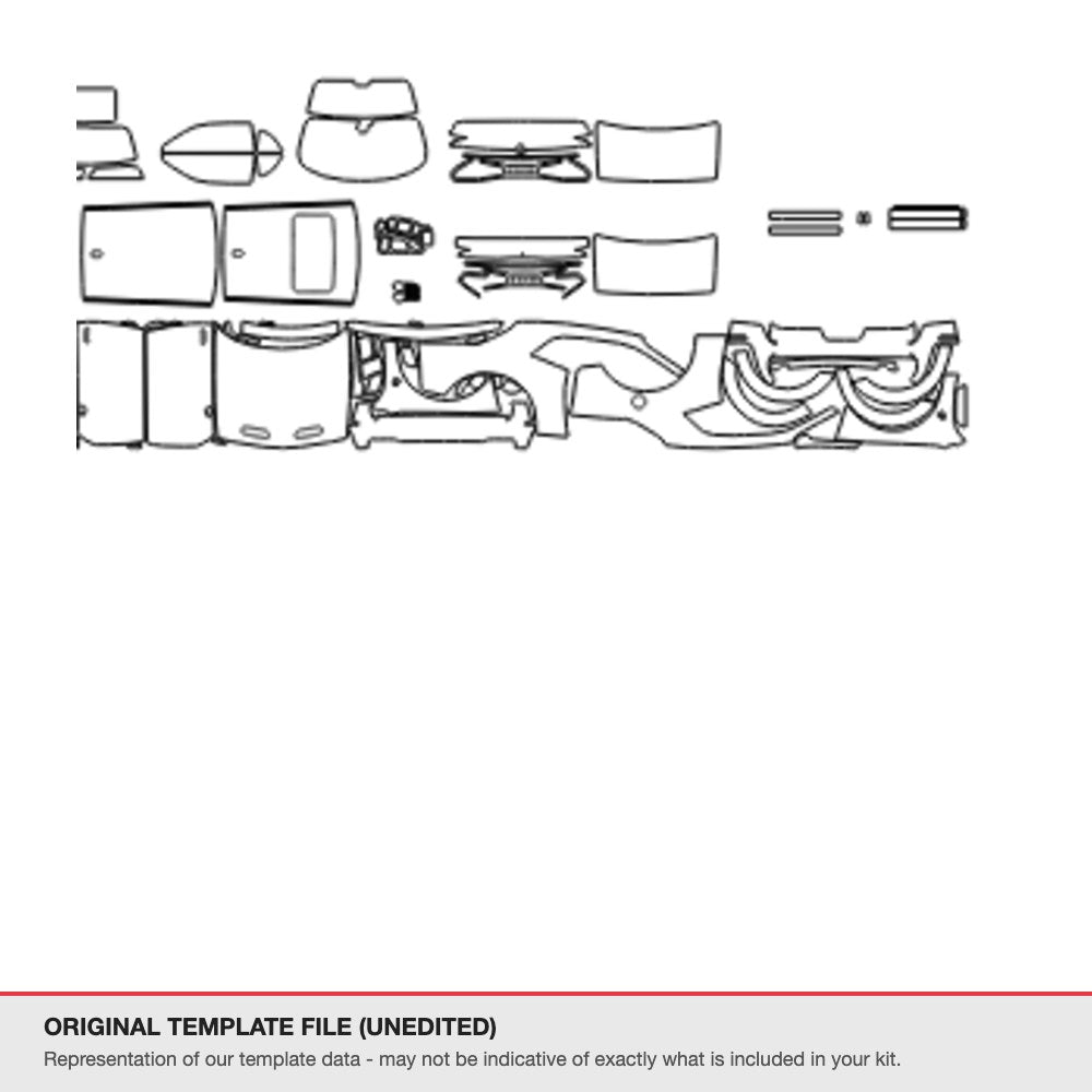 Dodge Challenger 2022+ original template file