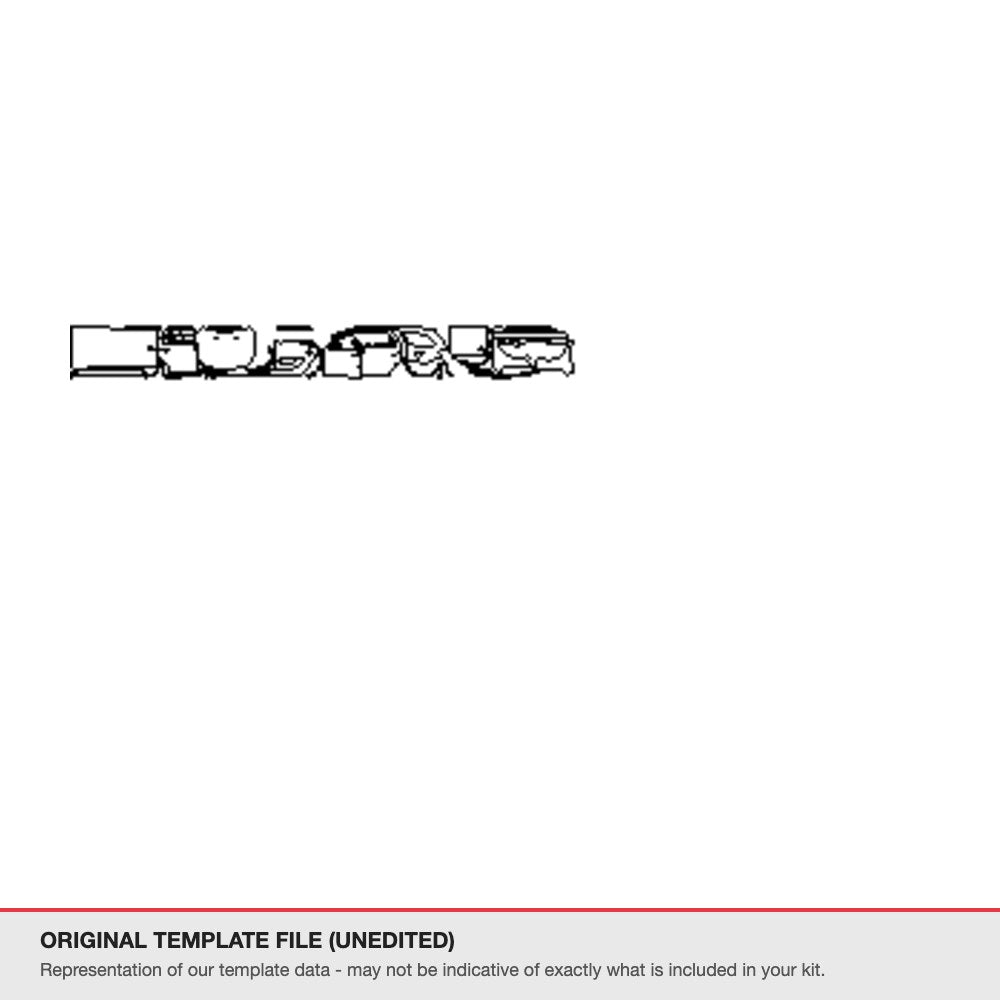 Dodge Durango 2014-2017 original template file