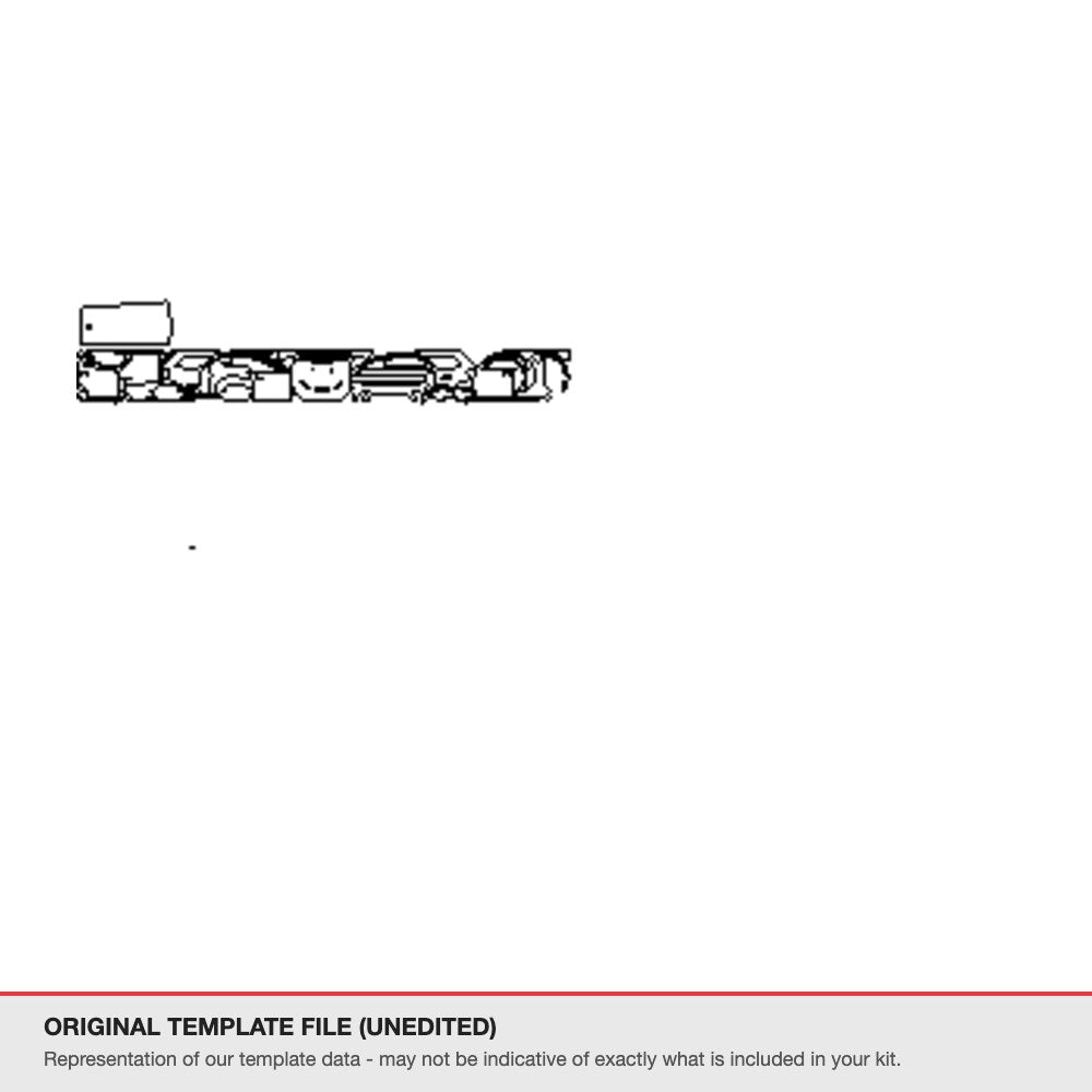 Dodge Durango 2021+ original template file (template 2)