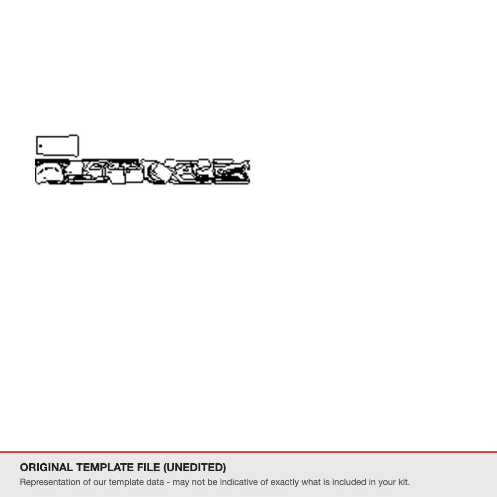 Dodge Durango 2021+ original template file (template 1)