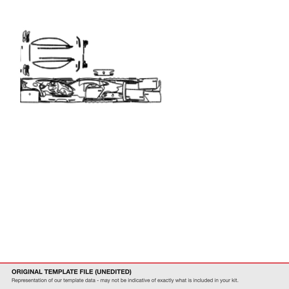 Volkswagen CC 2021+ original template file (template 1)