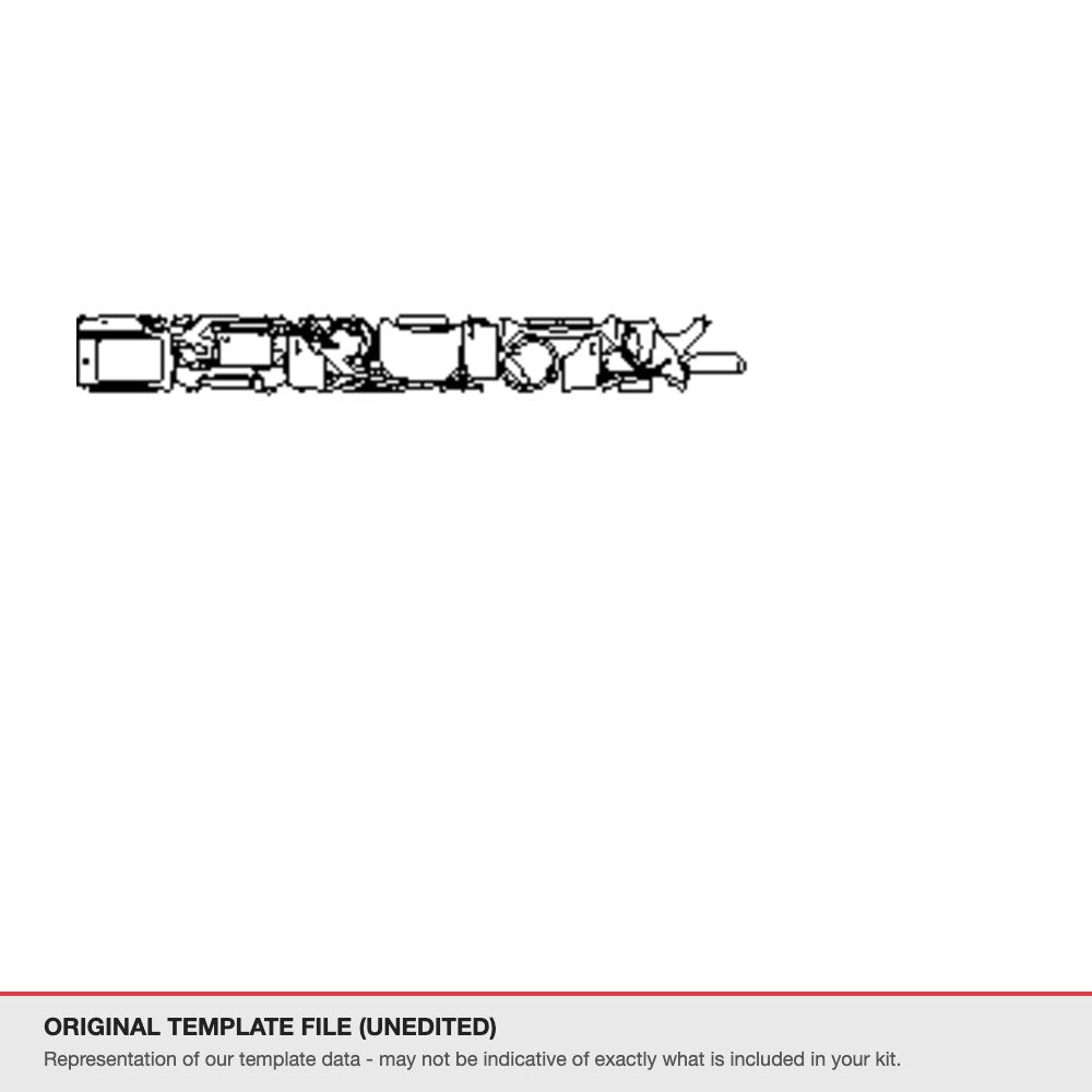 Volkswagen Tiguan 2024-2026 original template file (template 1)