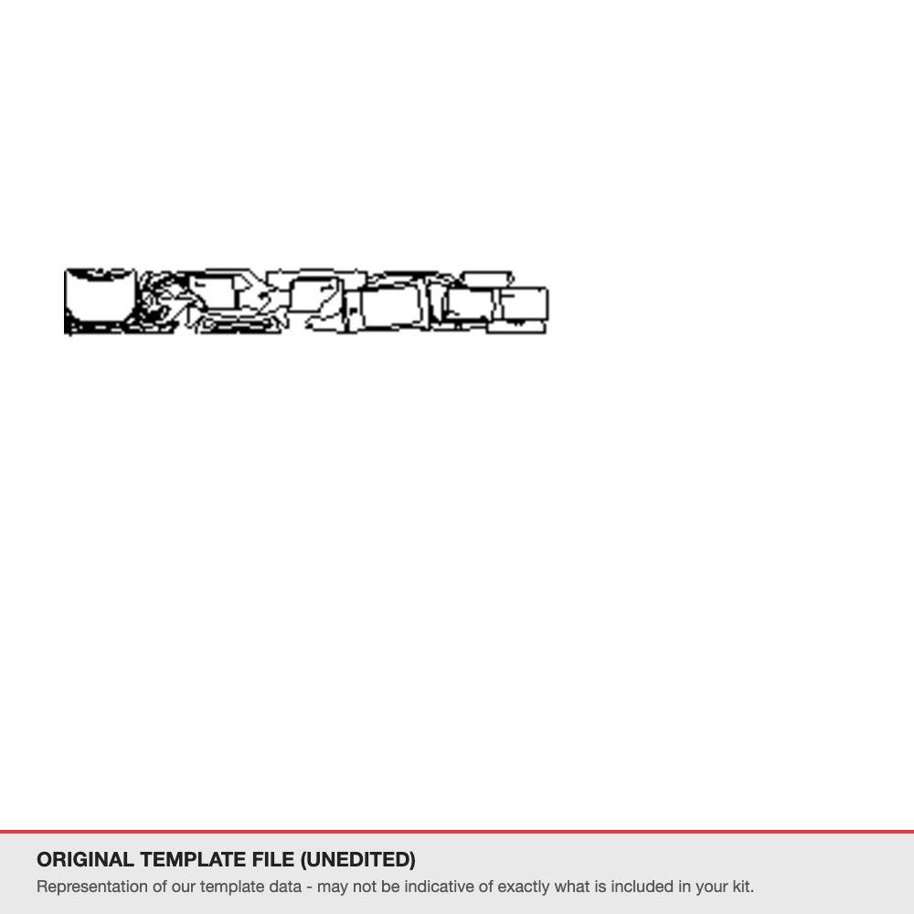 Volkswagen Tiguan 2024-2026 original template file (template 2)