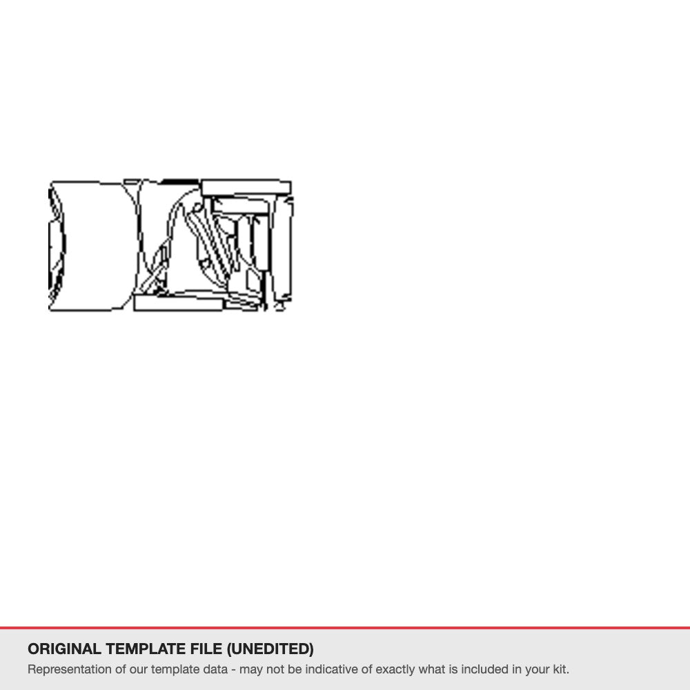Volkswagen TCross 2024 original template file