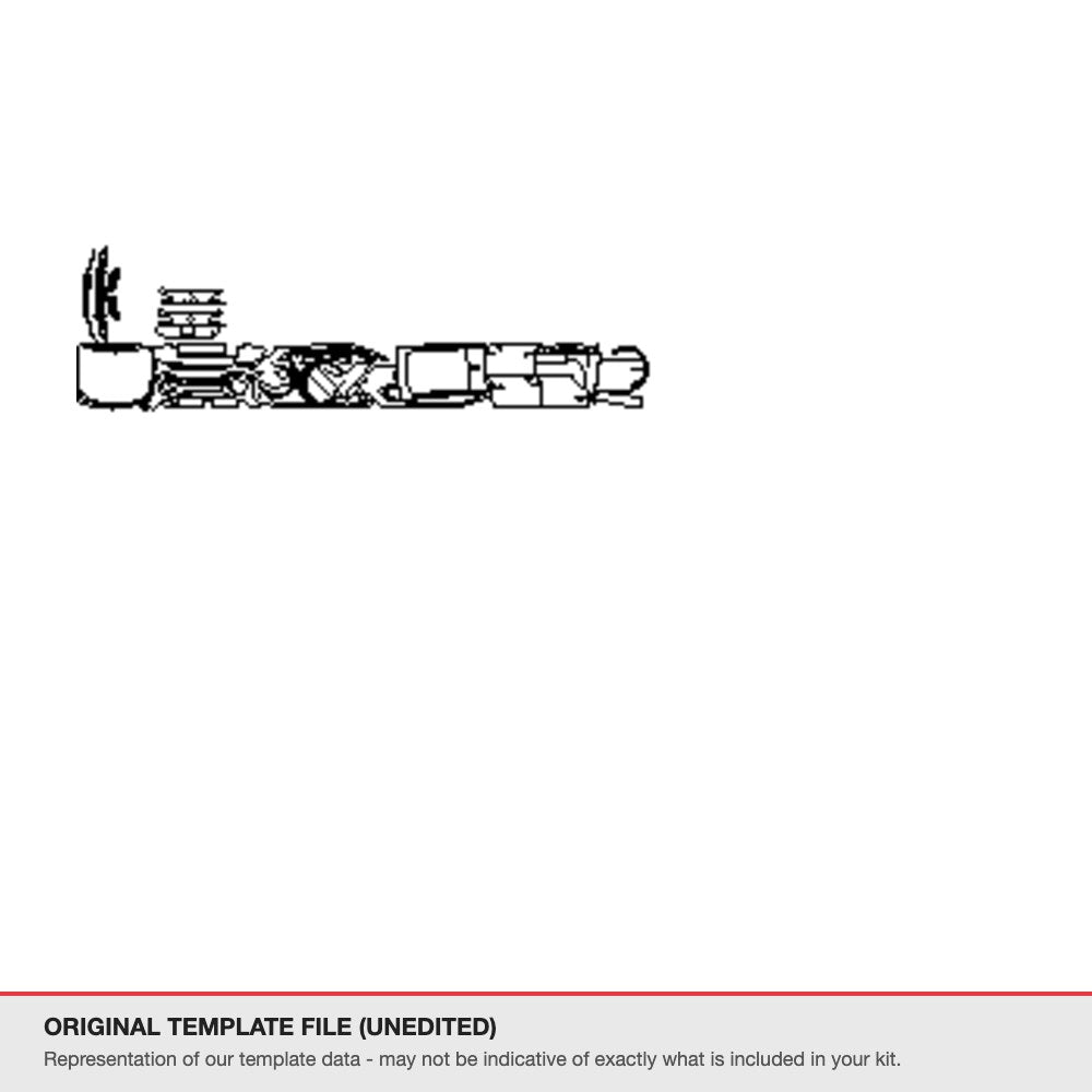 Volkswagen Touareg 2021 original template file (template 1)